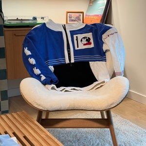 fuwaffy White Rabbit Zip Hoodie Medium